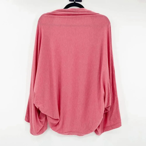 LOGO Cardigan Sweater Women's Size XS Salmon Pink Buttons Detail‎ - Picture 2 of 3